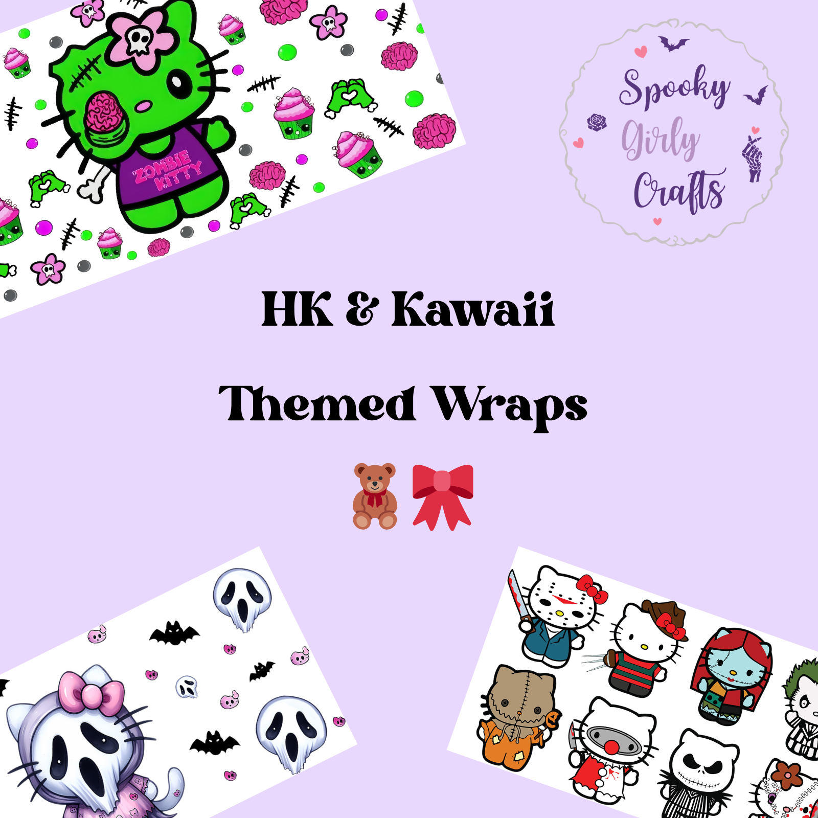HK & Kawaii UV DTF Wraps