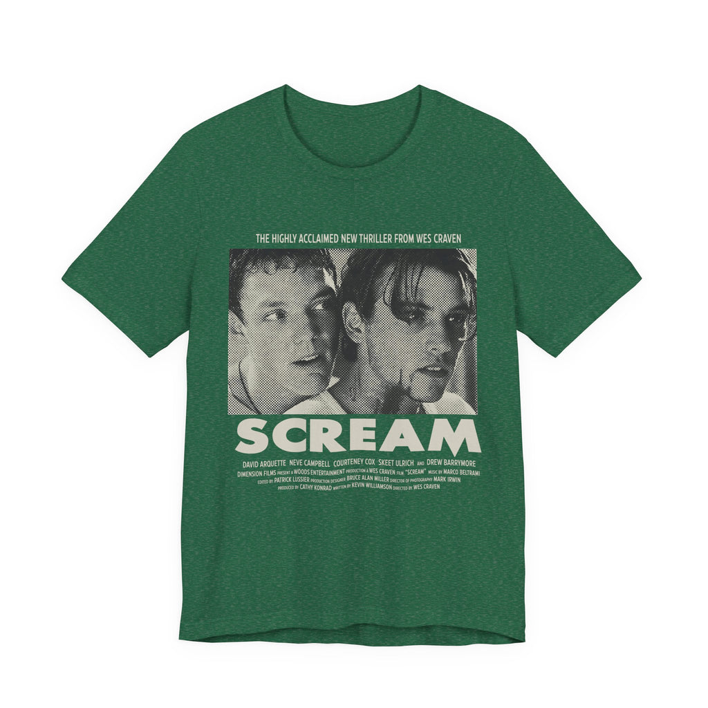 90's Horror Movie Poster Women's Fitted T-Shirt