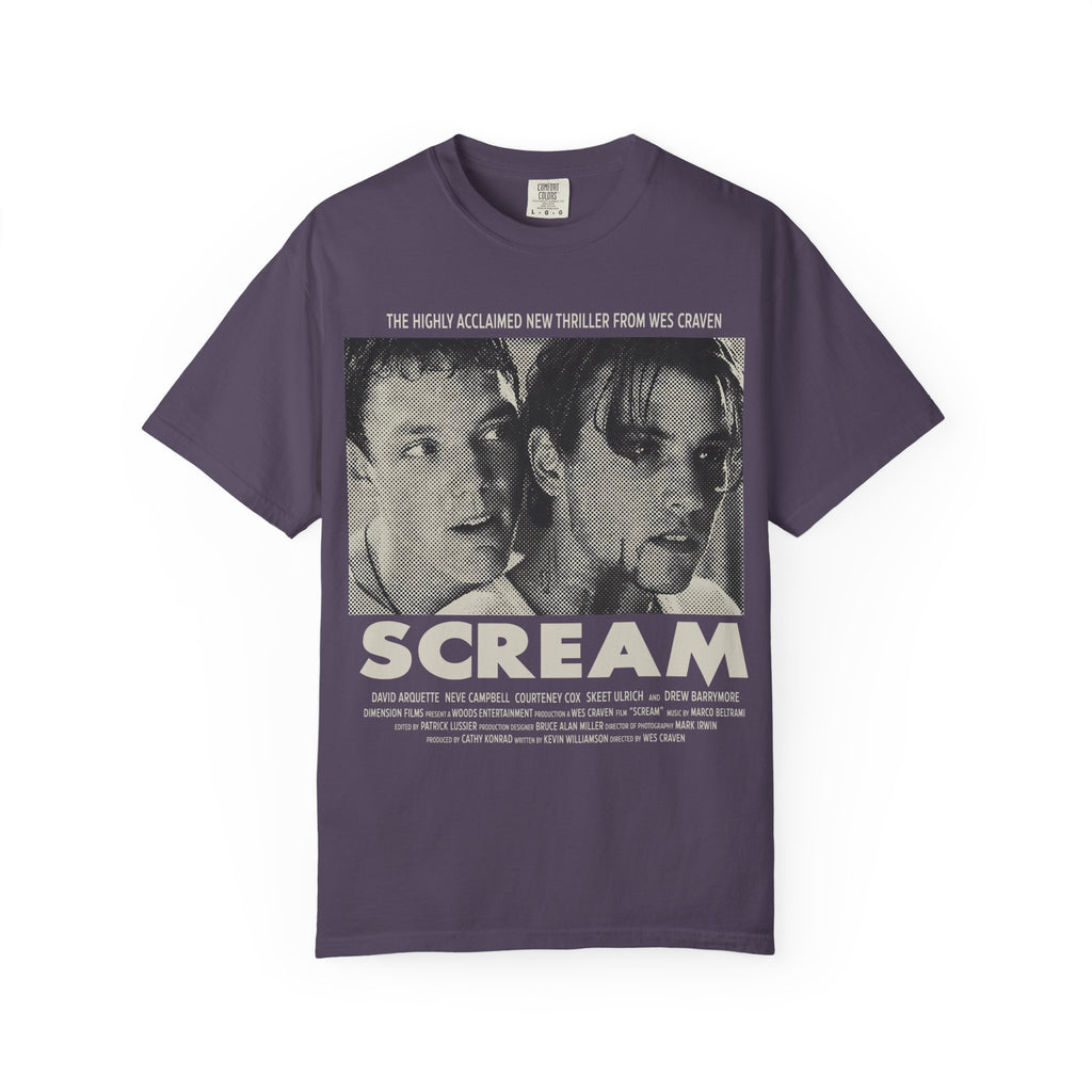 90's Horror Movie Poster Relaxed Fit Graphic T-Shirt (Unisex)