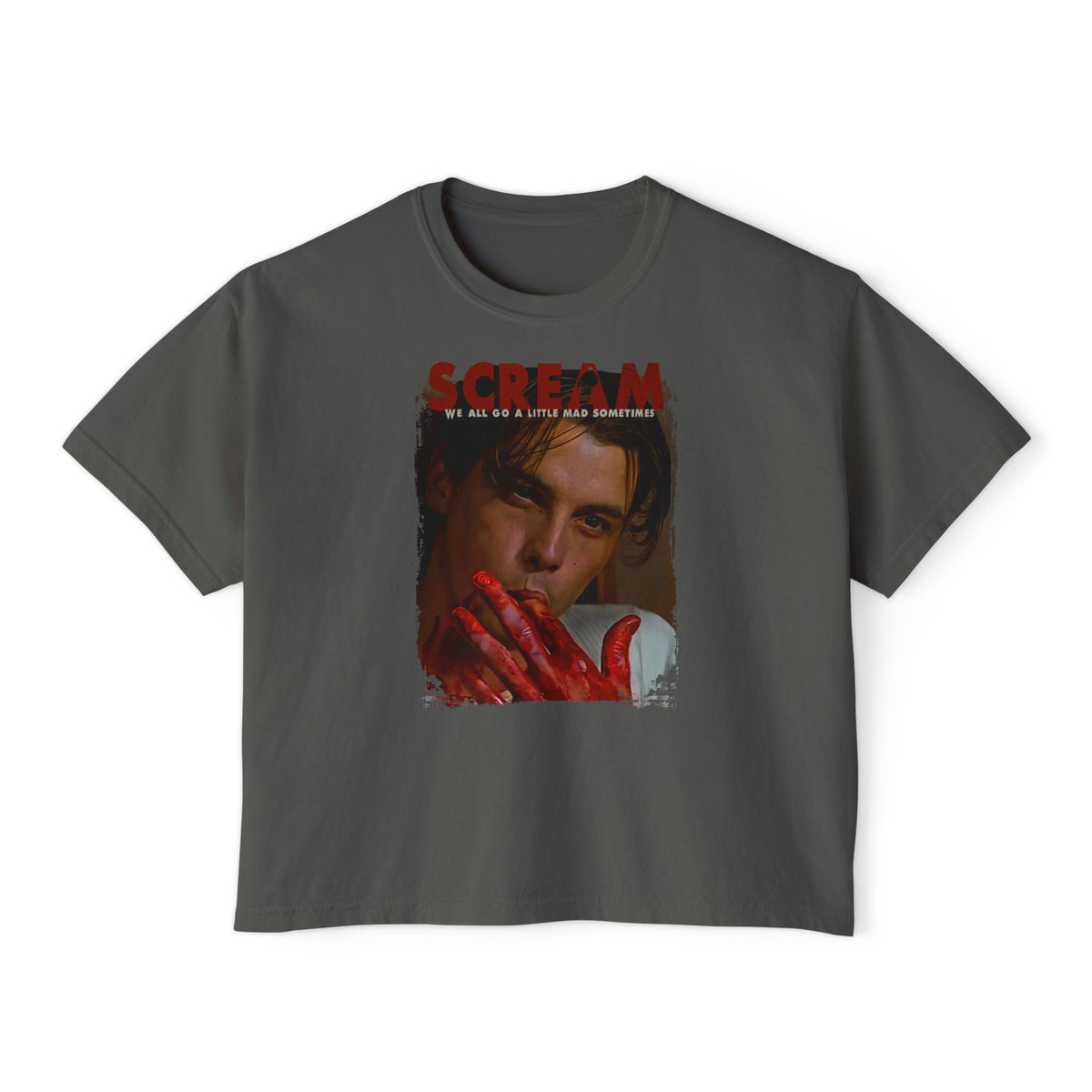 90's Horror Movie Villain Women's Boxy T-Shirt