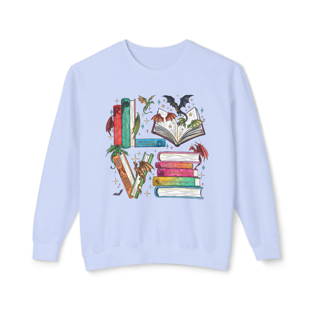Bookish Lightweight Relaxed-Fit Sweatshirt (Unisex)