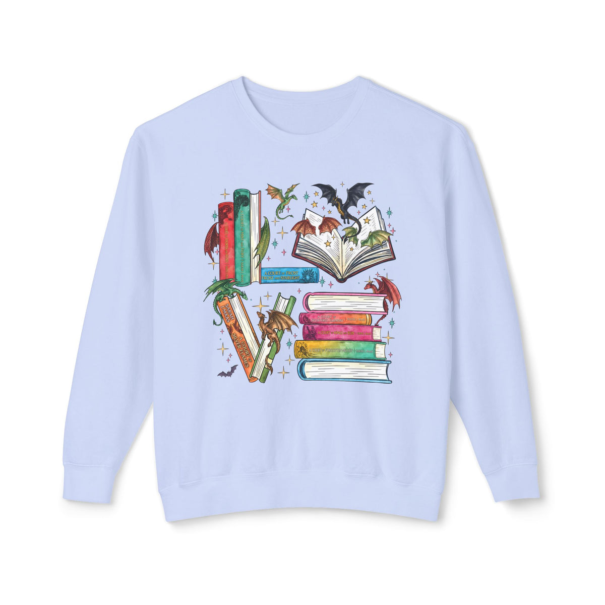 Bookish Lightweight Relaxed-Fit Sweatshirt (Unisex)