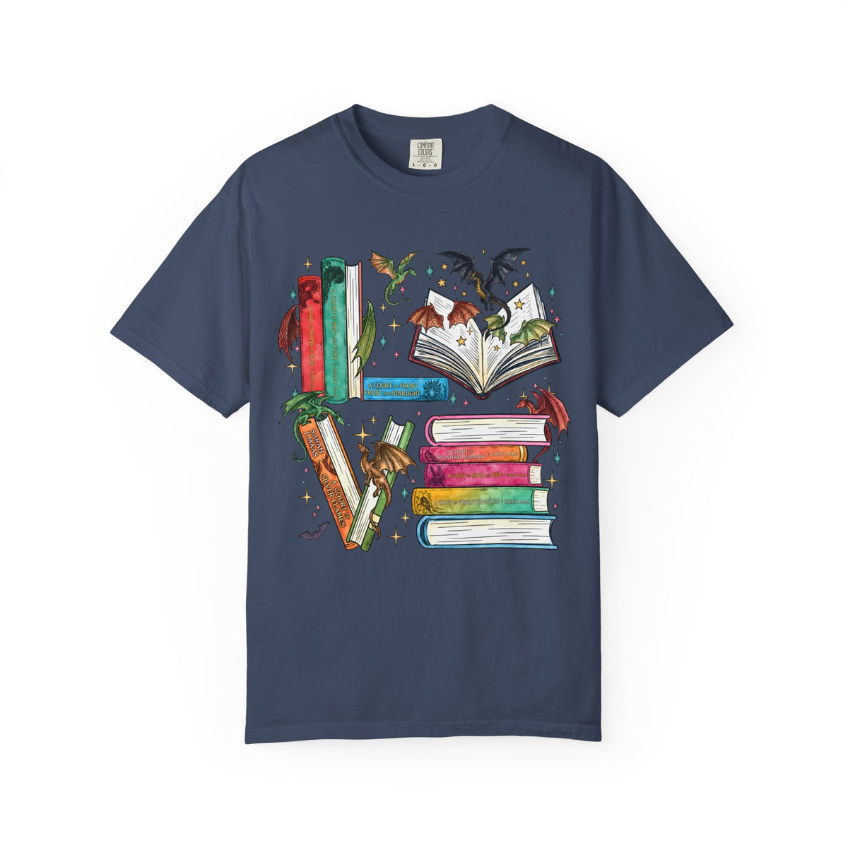 Bookish Relaxed Fit Graphic T-Shirt (Unisex)