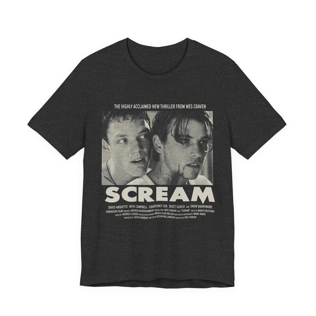 90's Horror Movie Poster Women's Fitted T-Shirt