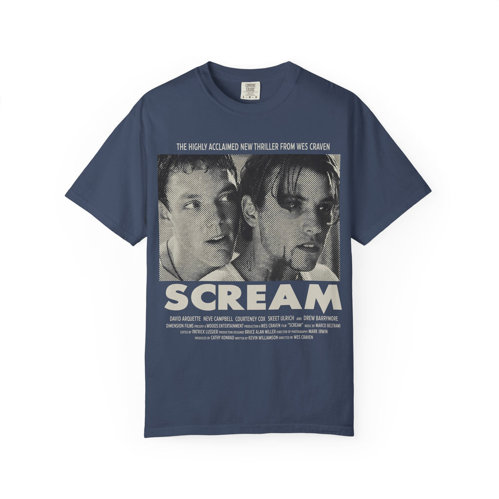 90's Horror Movie Poster Relaxed Fit Graphic T-Shirt (Unisex)