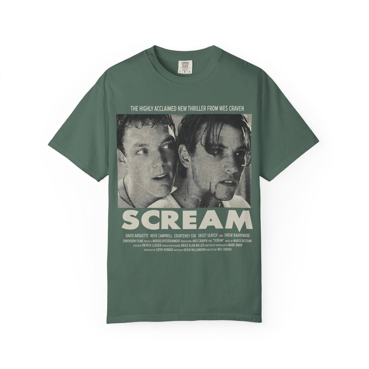 90's Horror Movie Poster Relaxed Fit Graphic T-Shirt (Unisex)