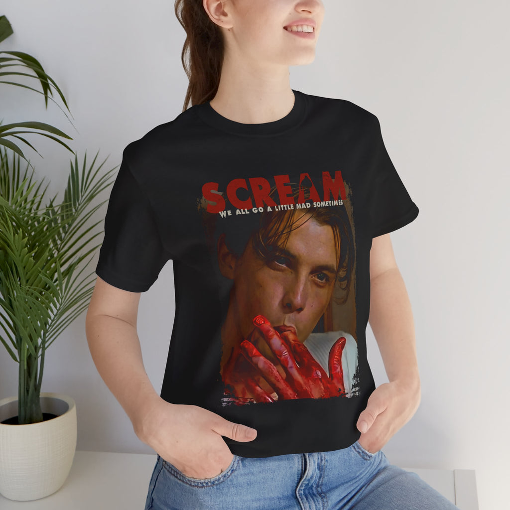 90's Horror Movie Villain Women's Fitted T-Shirt