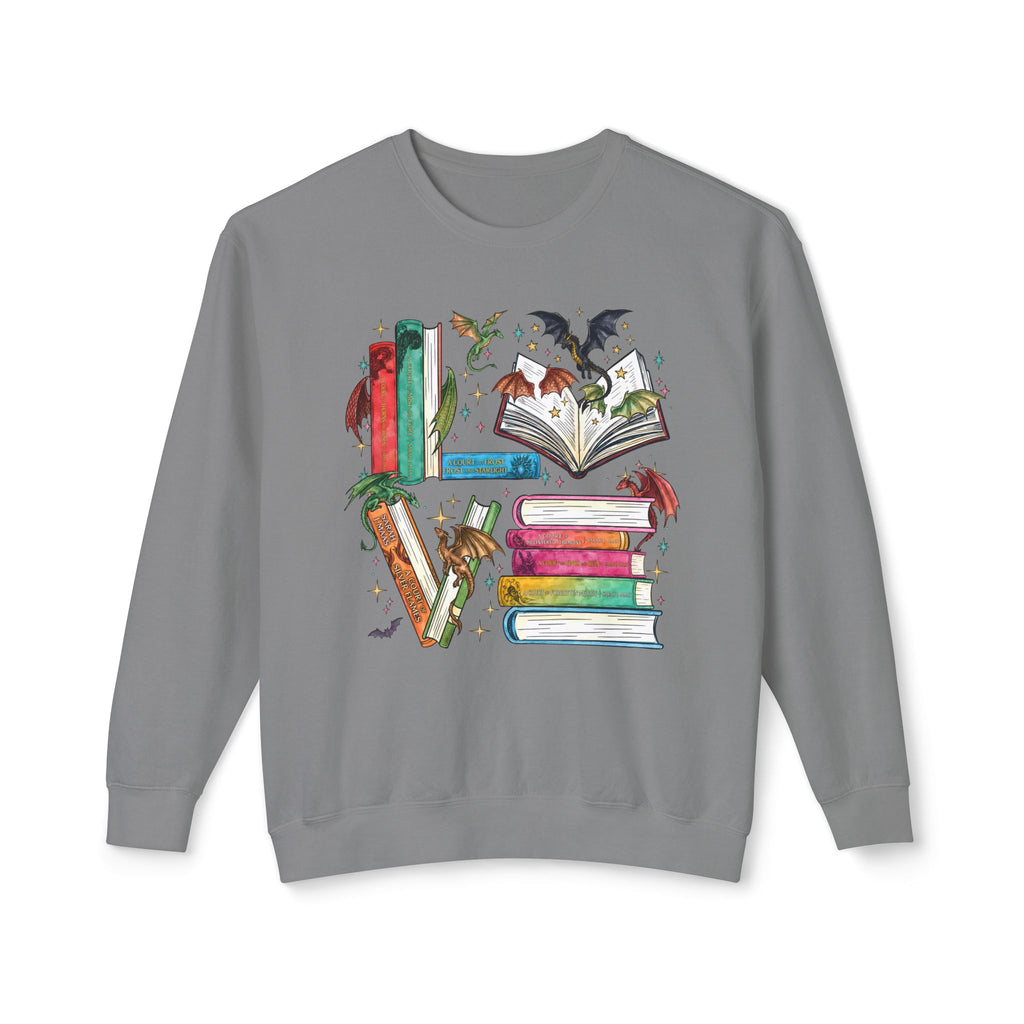 Bookish Lightweight Relaxed-Fit Sweatshirt (Unisex)