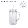 16oz Can-Shaped Tumbler With Handle