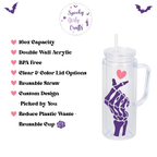 16oz Can-Shaped Tumbler With Handle