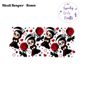 Skull Reaper Roses Wrap
