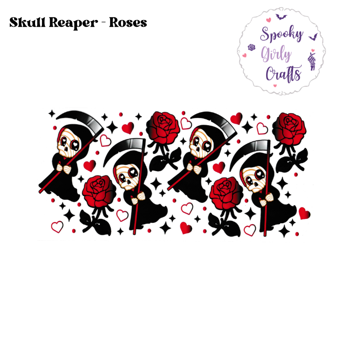 Envoltorio de Rosas Calavera Segador