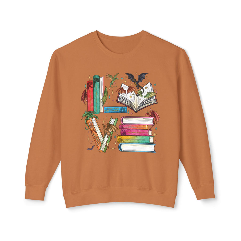 Bookish Lightweight Relaxed-Fit Sweatshirt (Unisex)