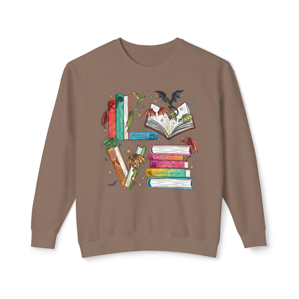 Bookish Lightweight Relaxed-Fit Sweatshirt (Unisex)