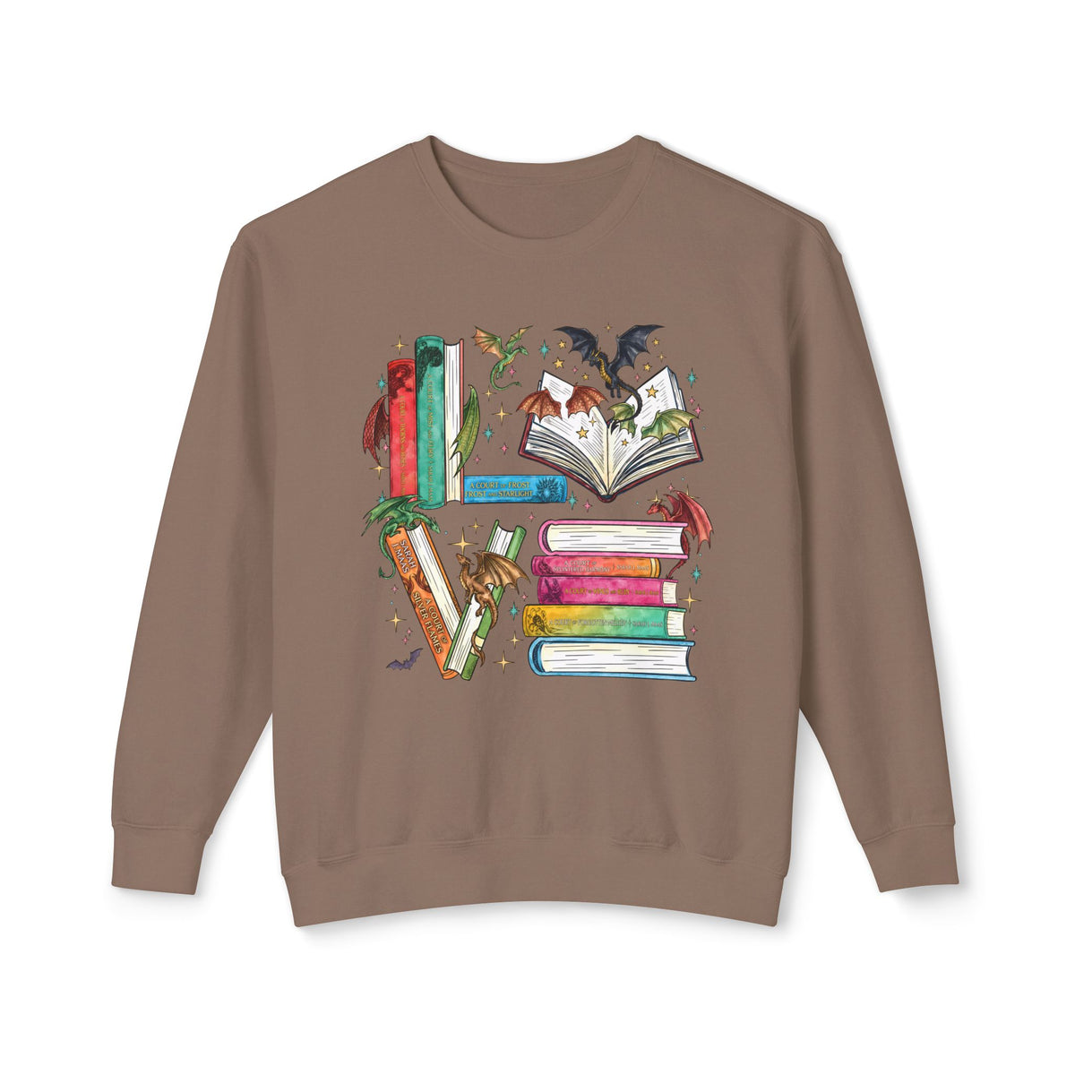 Bookish Lightweight Relaxed-Fit Sweatshirt (Unisex)