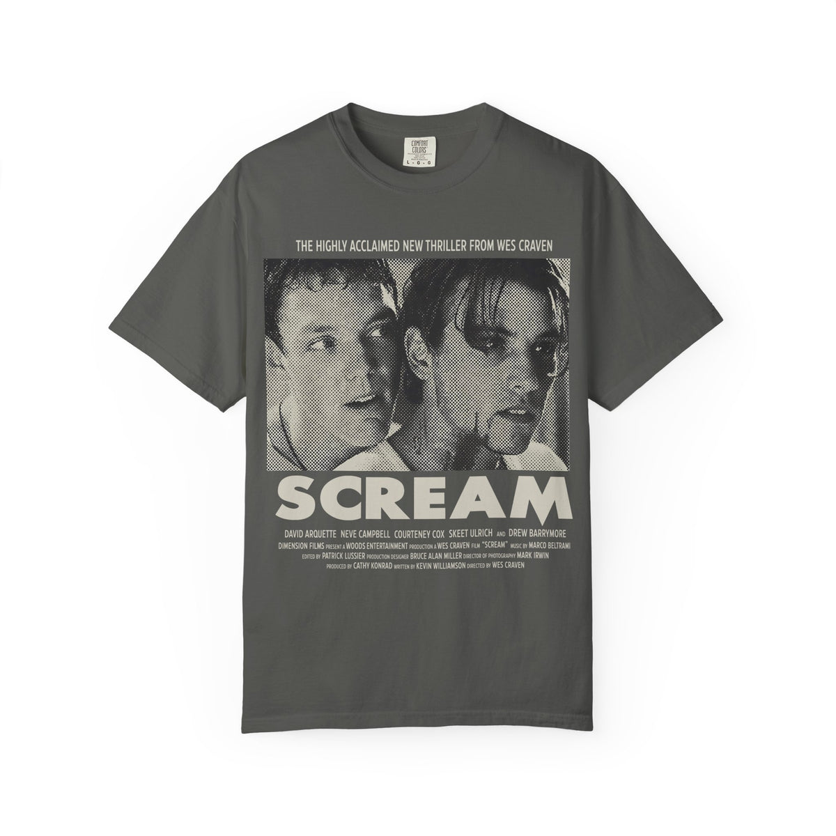 90's Horror Movie Poster Relaxed Fit Graphic T-Shirt (Unisex)