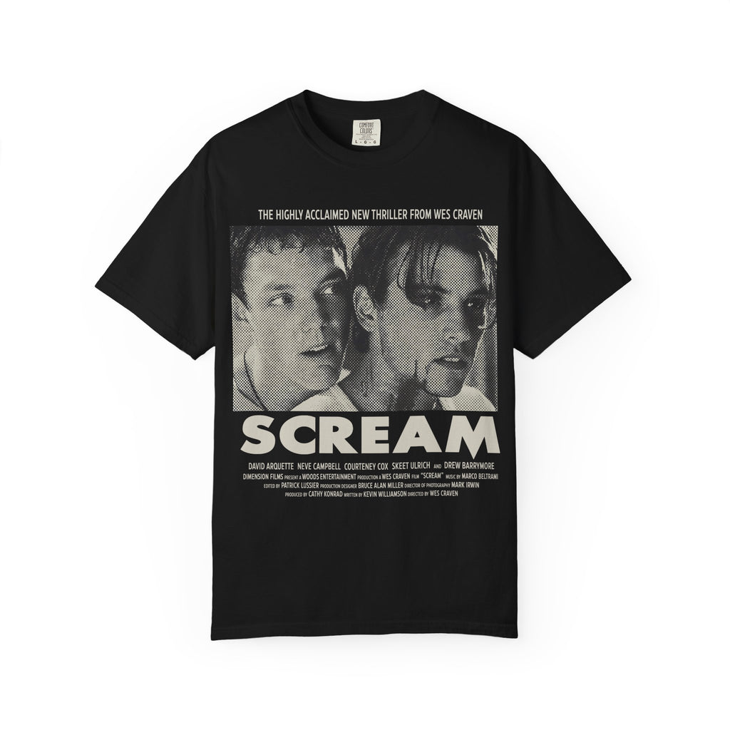 90's Horror Movie Poster Relaxed Fit Graphic T-Shirt (Unisex)