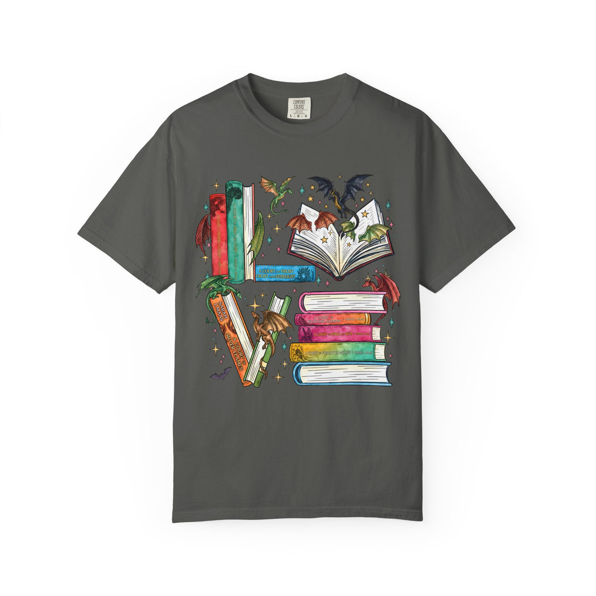 Bookish Relaxed Fit Graphic T-Shirt (Unisex)
