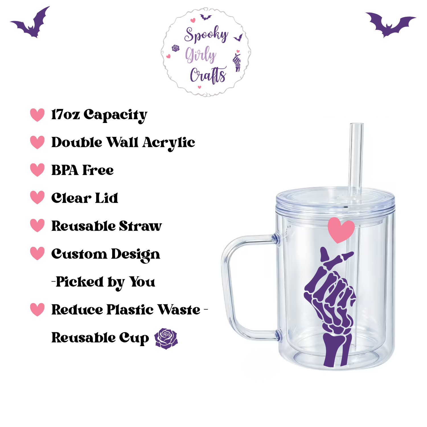 17oz Mug With Handle