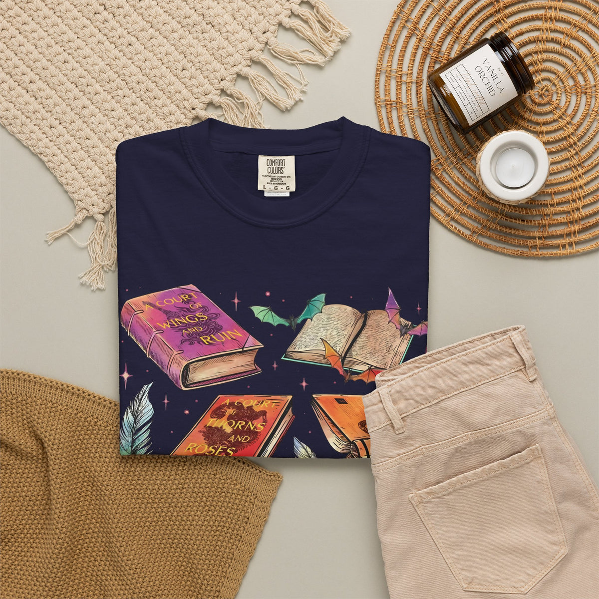 Fey Romantasy Lover Relaxed Fit Graphic T-Shirt (Unisex)