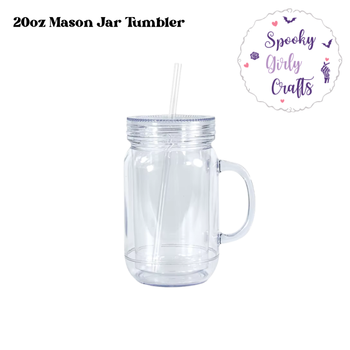 20-22oz Mason Jar Tumblers