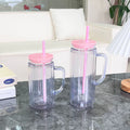 16oz Can-Shaped Tumbler With Handle