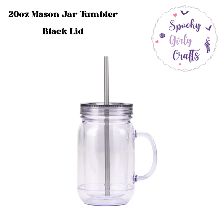 20-22oz Mason Jar Tumblers