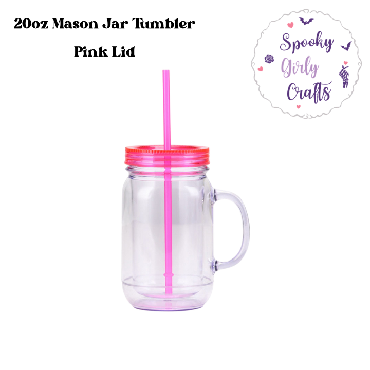 20-22oz Mason Jar Tumblers