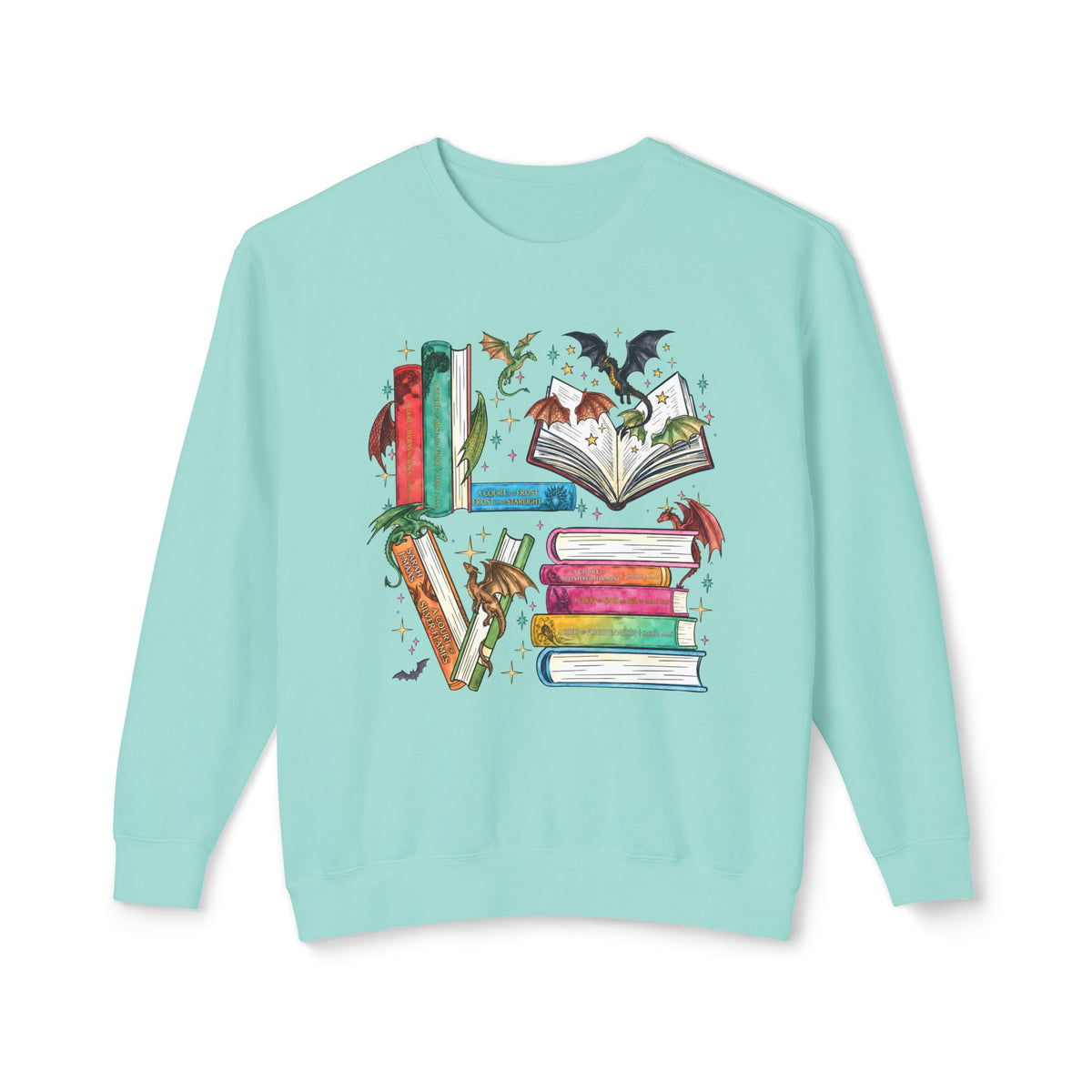Bookish Lightweight Relaxed-Fit Sweatshirt (Unisex)
