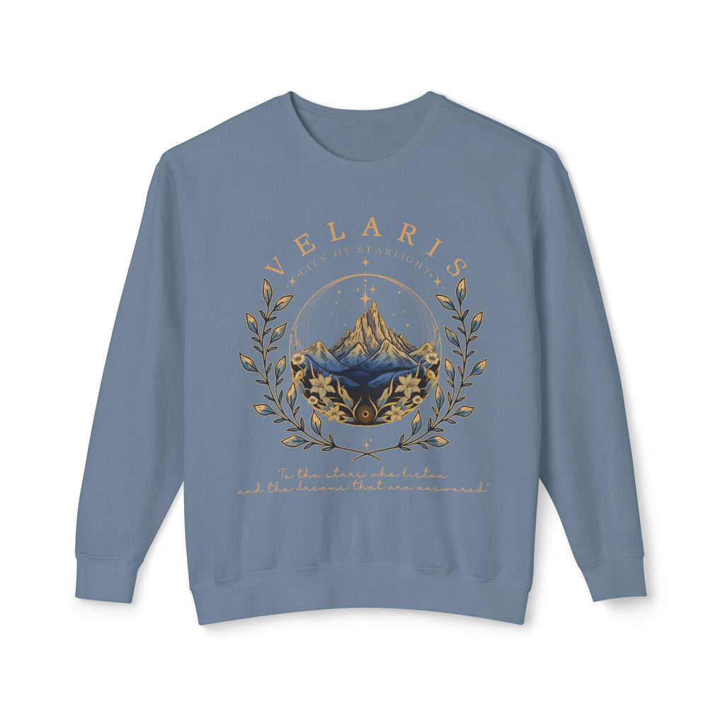 City of Starlight Lightweight Relaxed-Fit Sweatshirt (Unisex)