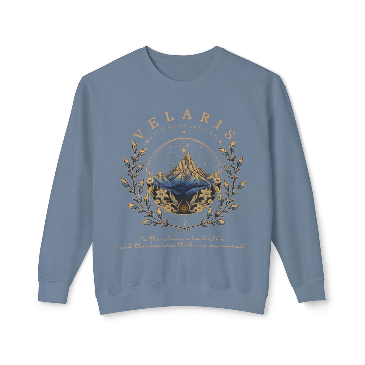 City of Starlight Lightweight Relaxed-Fit Sweatshirt (Unisex)