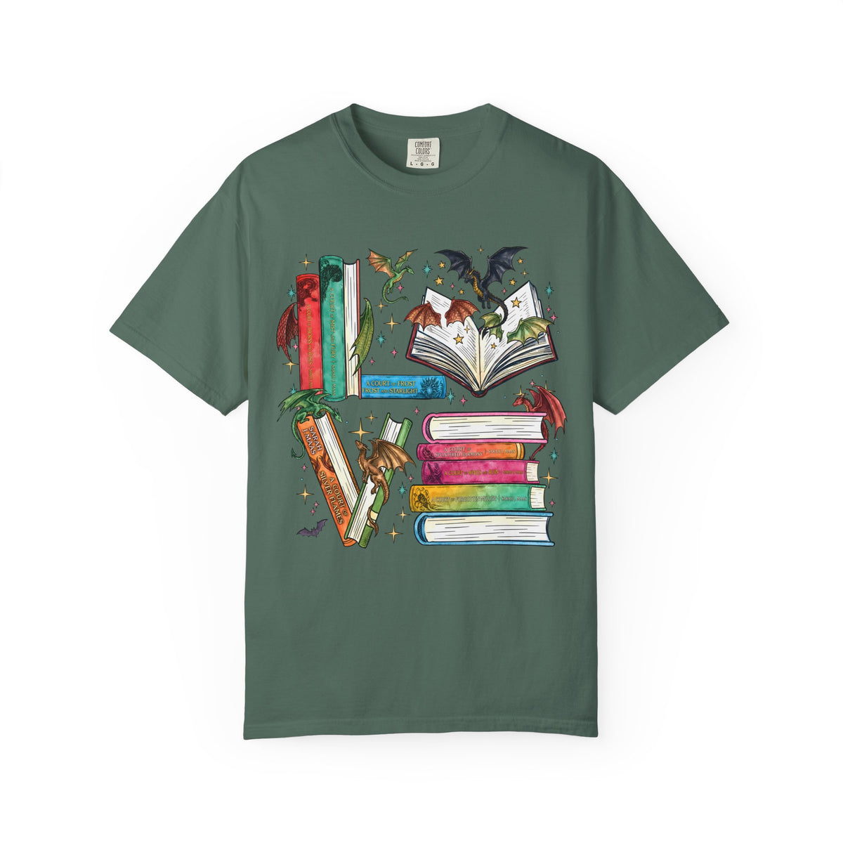 Bookish Relaxed Fit Graphic T-Shirt (Unisex)