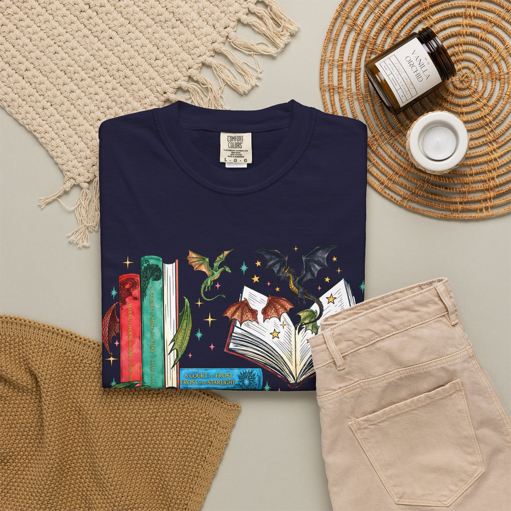 Bookish Relaxed Fit Graphic T-Shirt (Unisex)
