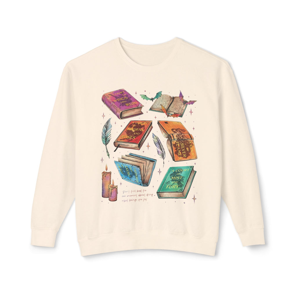 Fey Romantasy Lover Lightweight Relaxed-Fit Sweatshirt (Unisex)