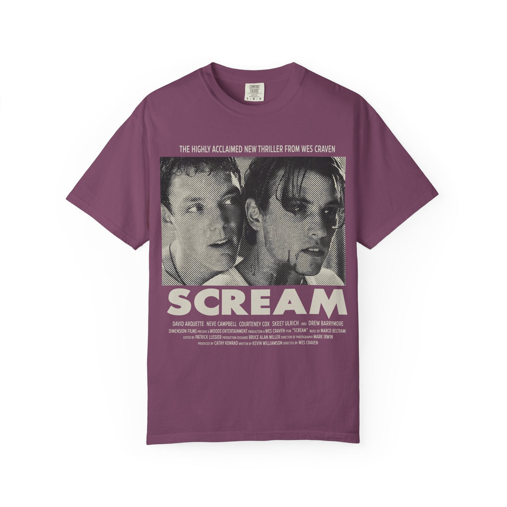 90's Horror Movie Poster Relaxed Fit Graphic T-Shirt (Unisex)
