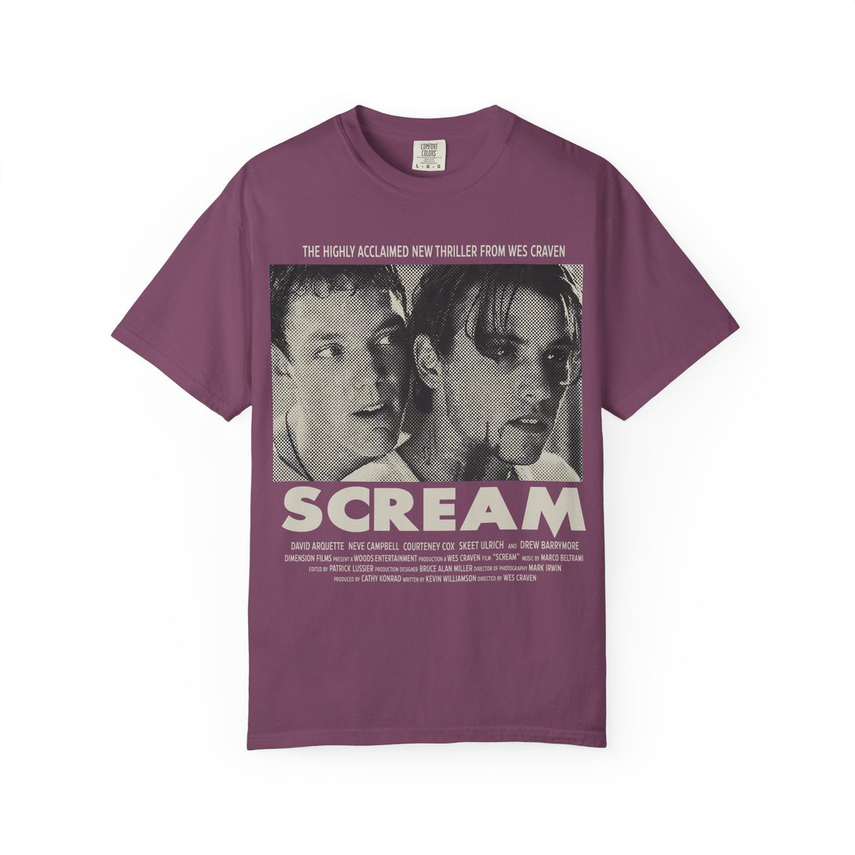 90's Horror Movie Poster Relaxed Fit Graphic T-Shirt (Unisex)