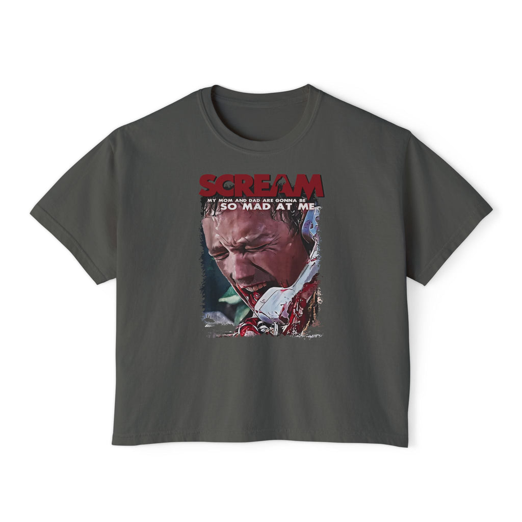90's Horror Movie Villain Accomplice Women's Boxy T-Shirt