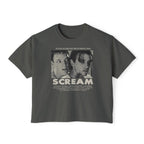 90's Horror Movie Poster Women's Boxy T-Shirt