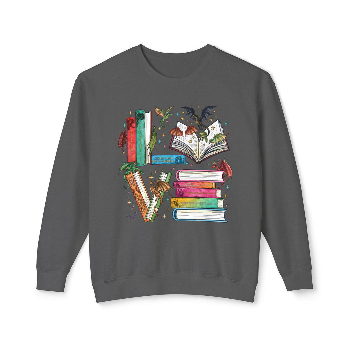 Bookish Lightweight Relaxed-Fit Sweatshirt (Unisex)