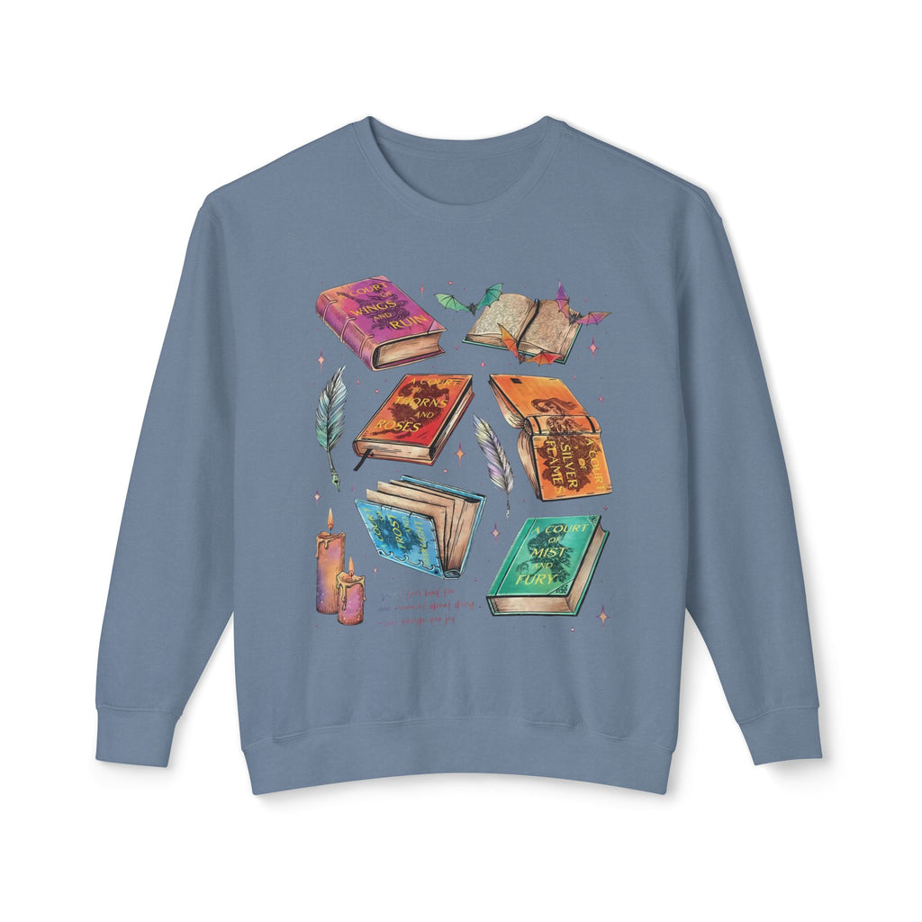 Fey Romantasy Lover Lightweight Relaxed-Fit Sweatshirt (Unisex)
