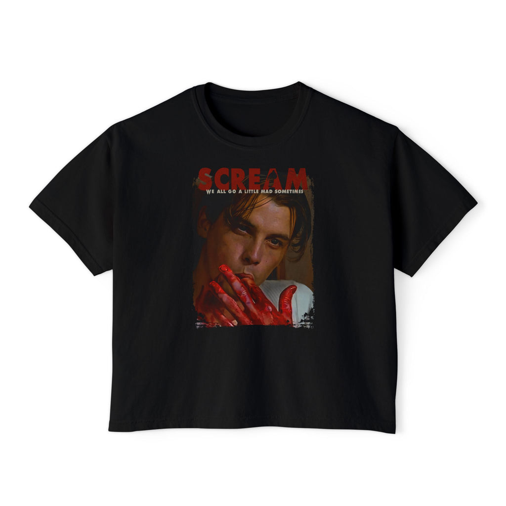 90's Horror Movie Villain Women's Boxy T-Shirt