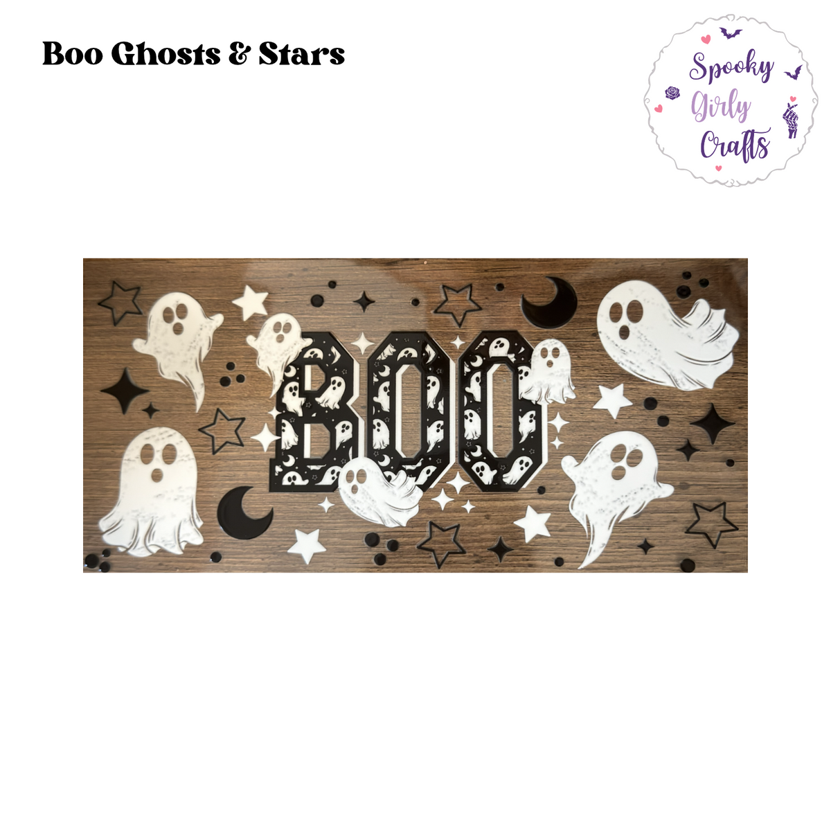 Boo Ghosts & Stars Wrap