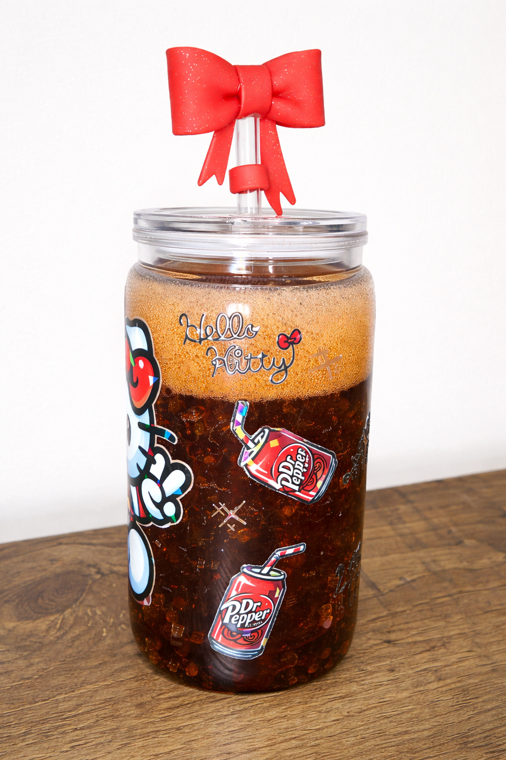 16oz Fizzy Soda Snow Globe Tumbler