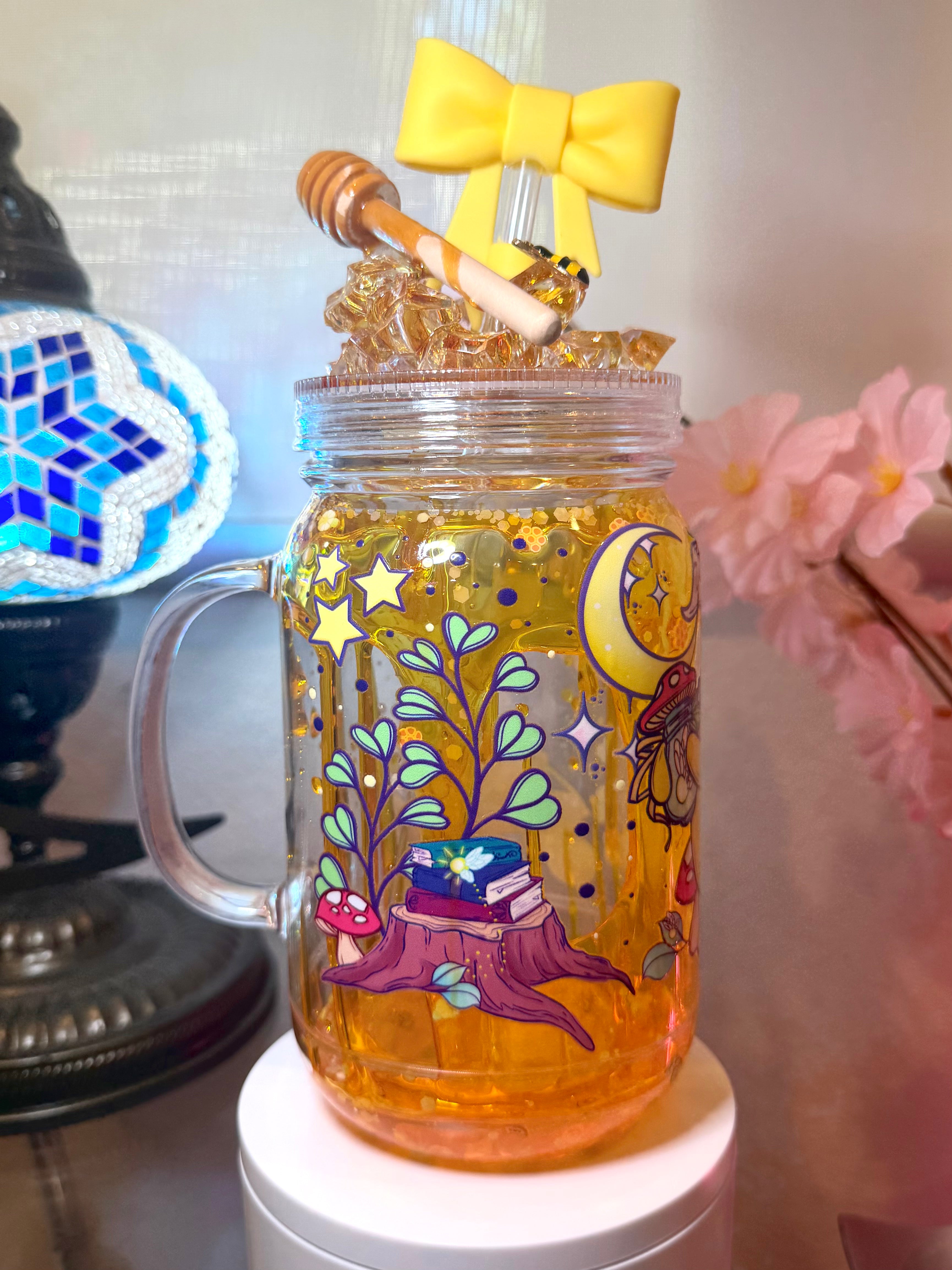Vaso de globo de nieve de hielo ártico de 473 ml