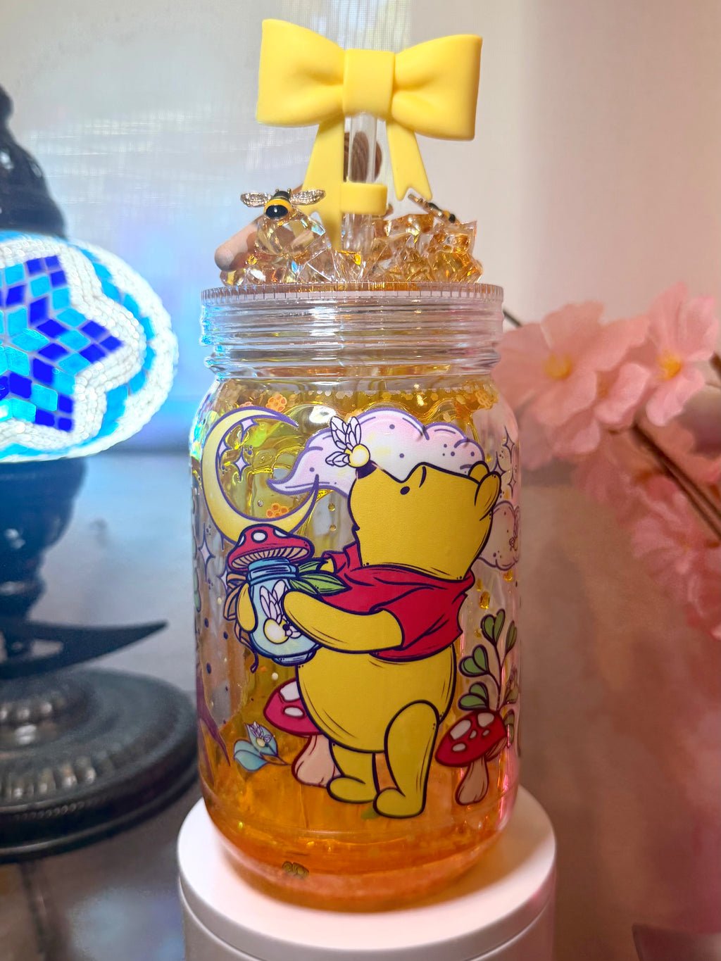 Vaso de globo de nieve de hielo ártico de 473 ml