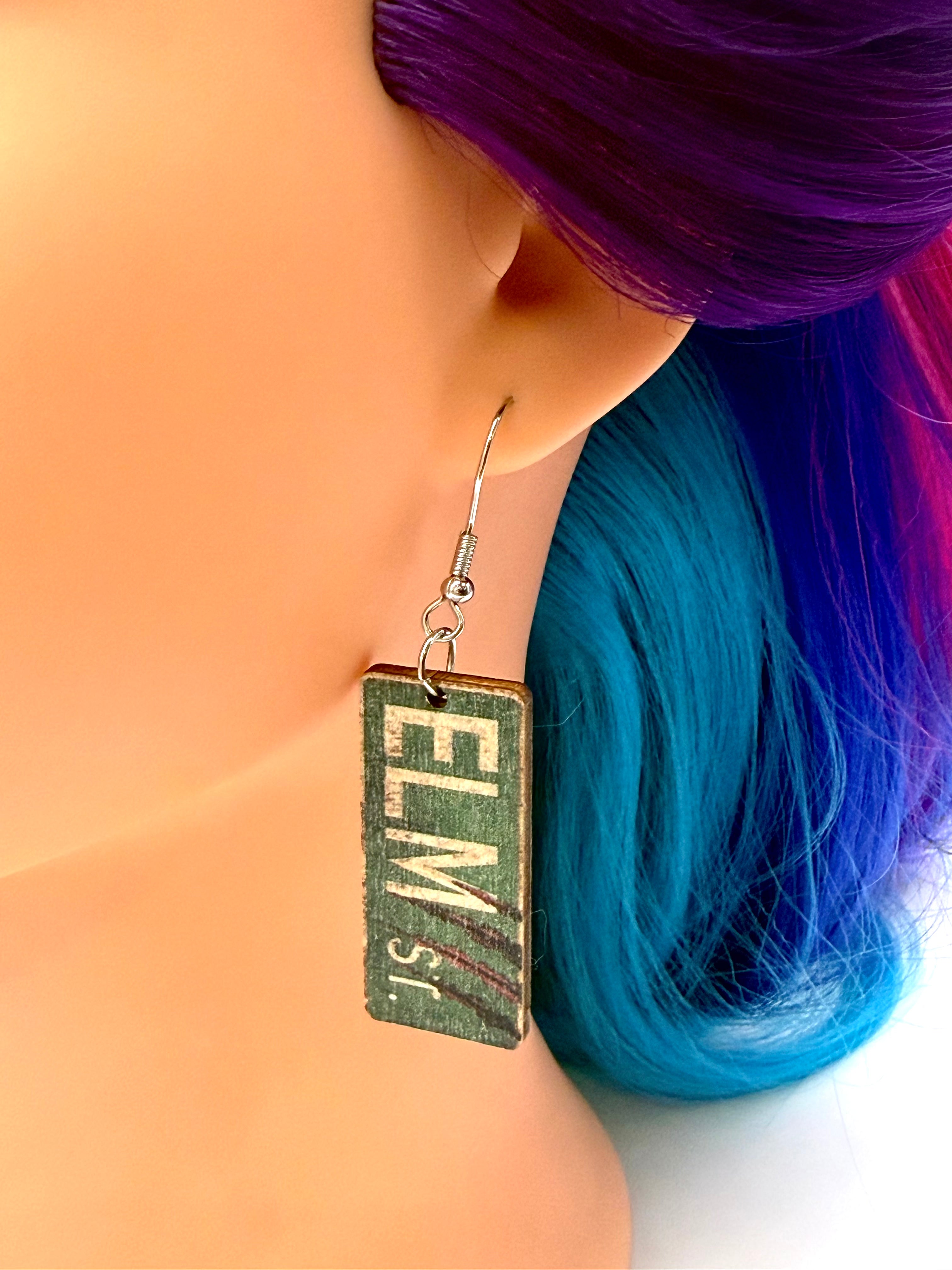Nightmare Avenue Slasher Horror Inspired Earrings