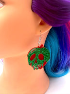 Poison Apple Dark Fairytale Inspired Earrings