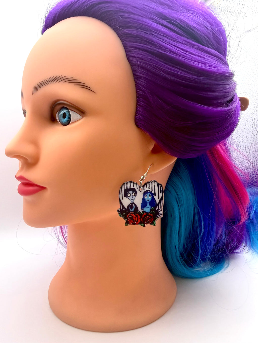 Dead Bride Halloween Earrings