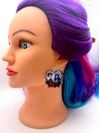 Dead Bride Halloween Earrings