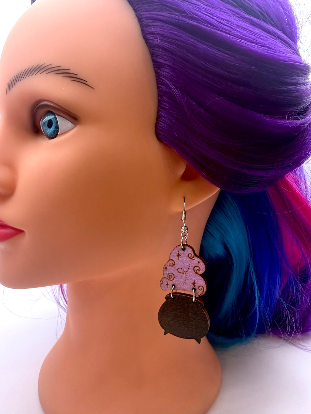 Witch Cauldron Drop Earrings